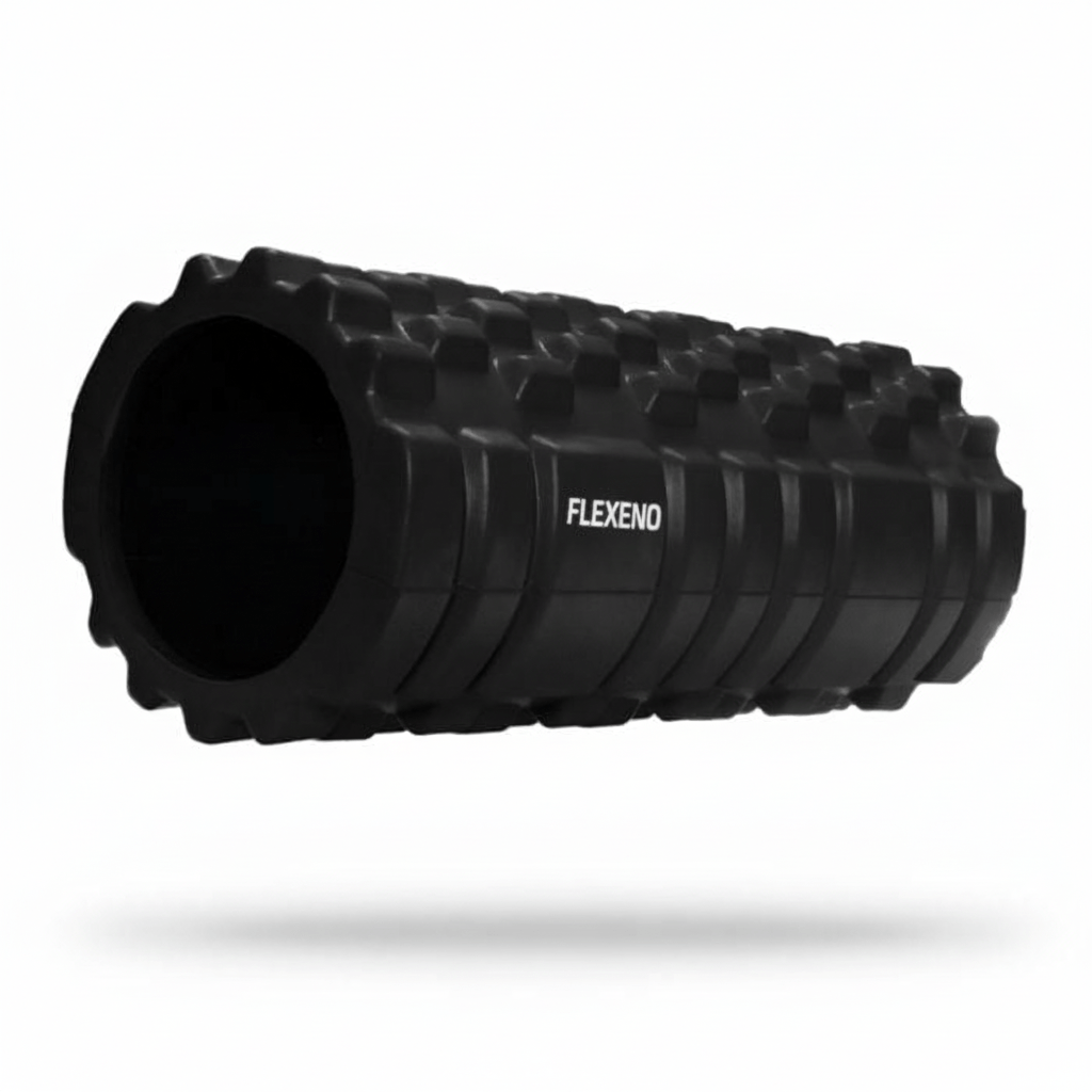 Fitness Foam Roller Black - Flexeno
